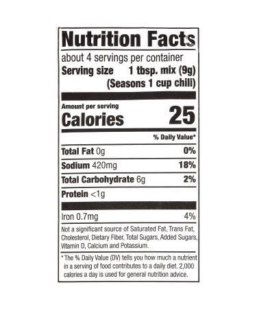 McCormick White Chicken Chili Seasoning Mix 1.25 oz (12 Pack) - Buy Online on SooperMarket.com