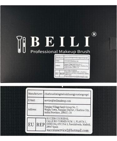 BEILI Makeup Brushes Make Up Brush Set Professional 30 PC Natural Goat Hair Makeup Brush Foundation Face Powder Blush Eyeshadow Brushes Concealers Eye Make Up Brush Set Black/Silver - Buy Online on SooperMarket.com