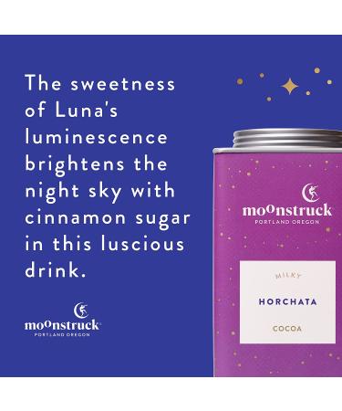 Moonstruck Milky Horchata Cocoa - Hand Crafted Artisan Horchata Powder Mix - Small Batch, All Natural Ingredients - 11oz - Buy Online on SooperMarket.com