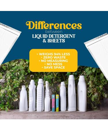 Wave Laundry Detergent Sheets - Scented 32 Loads - Fast-Dissolving & Powerful Multi-Purpose Cleaner - Eco-Friendly Plastic-Free Clean Breeze 32 Count - Buy Online on SooperMarket.com