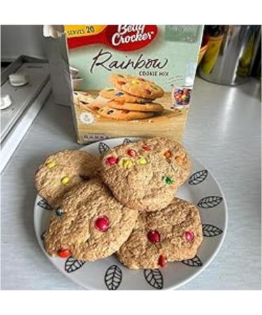 Betty Crocker Rainbow Cookie 495g With Pack Of Rainbow Chocolate Buttons Easy to Prepare - Buy Online on SooperMarket.com