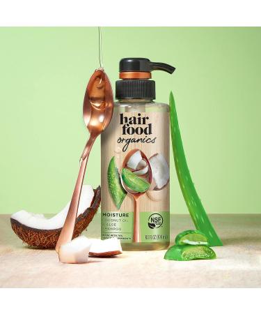 Organic Sulfate Free Shampoo & Conditioner Set with Coconut Oil and Aloe - 10.1 Fl Oz Each - Buy Online on SooperMarket.com