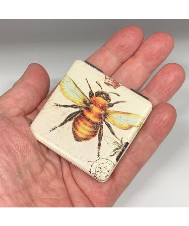 Meta Title: Value Arts Imperial French Honey Bee Purse Compact Travel Makeup Mirror and Magn - Buy Online on SooperMarket.com