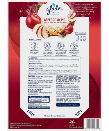 Glade PlugIns 2 Warmers + 6 Refills - Holiday Apple of My Pie | International Shipping Available - Buy Online on SooperMarket.com