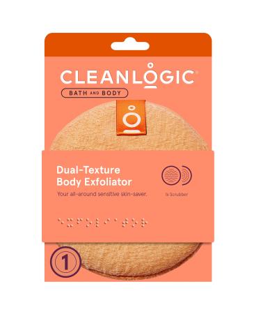 Cleanlogic Exfoliating Round Dual Texture Body Scrubber (Pack of 12)