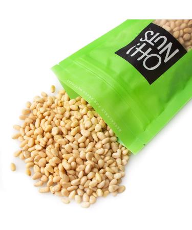 Pine Nuts (Pignolias) - 0.5 lb Bag | Fresh Raw Nuts for Baking, Snacking, Salads & Pesto | Keto-Friendly, Vegan, Sugar-Free & Kosher | High-Protein Pignoli - 0.5 Pounds - Buy Online on SooperMarket.com