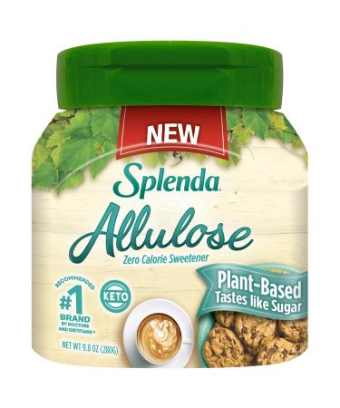 SPLENDA ALLULOSE Plant-Based Zero Calorie Sweetener Jar for Baking & Beverages (9.8 Ounce (Pack of 1))
