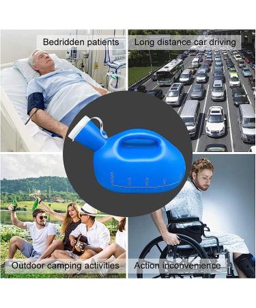 Male Urinal Bottle Camping Toilet Urine Bottle Large Male Urinal -2000ML- Portable Mens Potty Pee Bottle Collector Travel Toilet - Buy Online on SooperMarket.com