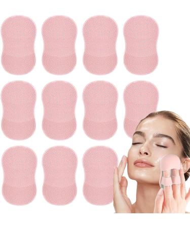 Face Cleansing Brush Small Deep Cleaning Face Brush Silicone Scrubber - Ergonomic Grip Women Men Face Scrubber for Massaging for Travelling Dormitory Pink - Buy Online on SooperMarket.com