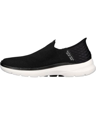 Skechers Men's Gowalk 6 Slip-ons | Athletic Walking Shoes with Memory Foam - Size 10 Black/White - Buy Online on SooperMarket.com