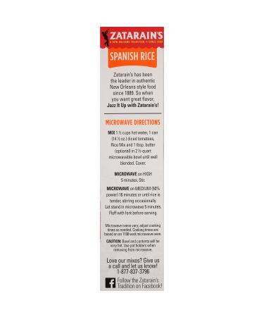 Zatarain's Spanish Rice 6.9 oz - Authentic and Flavorful Mix - Buy Online on SooperMarket.com
