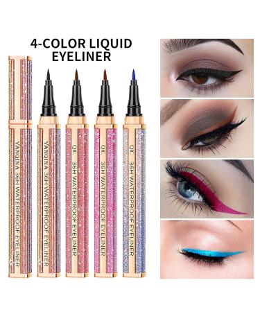DekRion Liquid Eyeliner - Moonlight Blue | Smudgeproof, Waterproof, Long-lasting - Buy Online on SooperMarket.com