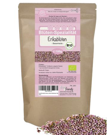 direct&friendly | Organic heather flowers | Heather flower tea | Heather flowers | Heather flower tea | 100 g 100 g (1 pack)