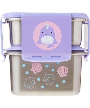 Skip Hop Zoo Stainless Steel Lunch Kit - Narwhal Design - Buy Online on SooperMarket.com