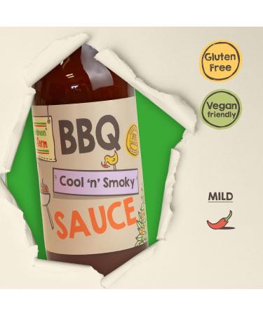 South Devon Chilli Farm | Cool 'n' Smoky BBQ Sauce Homegrown Gluten-Free Vegan MILD heat Delicious Marinade Barbecue Dipping - Case of 6 280g - Buy Online on SooperMarket.com