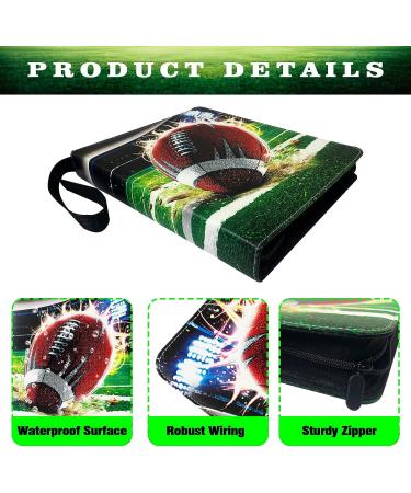 900 Pocket Football Cards Binder | Trading Card Holder Album with 50 Sleeves for Sports & Football Cards - Buy Online on SooperMarket.com
