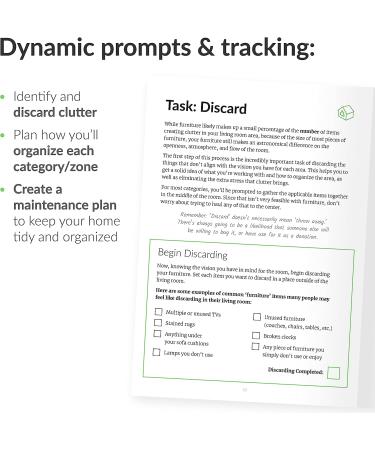 Habit Nest Home Organization Sidekick Journal: Declutter & Organize Your Home Room by Room - Buy Online on SooperMarket.com