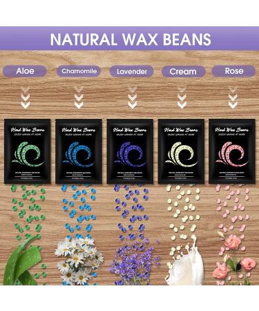 Waxing Kit for Women Men - Digital Wax Warmer with Hard Wax Beans and Applicators for Hair Removal - Ideal for Legs, Face, Underarm, Bikini, Sensitive Skin - Buy Online on SooperMarket.com