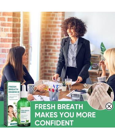 Bad Breath Serum for Adults | Natural Freshening Drops | Lasts 8 Hours | Minty Taste - 30ml - Buy Online on SooperMarket.com