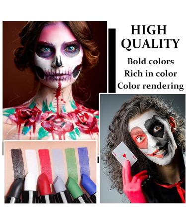 Eye Black Stick Green - Matte Face & Body Paint for Sports Halloween Clown Makeup & Cosplay - Buy Online on SooperMarket.com