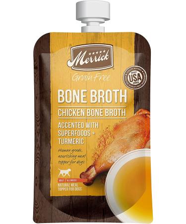 Merrick Grain Free Chicken Bone Broth Meal Topper for Adult Dogs - Superfoods & Cinnamon - 7oz (Pack of 3) - Buy Online on SooperMarket.com