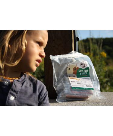 Mission Meats Kids Snacks Sugar Free Grass Fed Beef Sticks Gluten Free Paleo Healthy School Snacks for Kids Meat Sticks Beef Jerky Zero Sugar Protein Snacks Keto Snacks Snack Packs Lunch Snacks Tasty Original Grass Fed Beef Kids Sticks 0.5 Ounce (Pack of  - Buy Online on SooperMarket.com