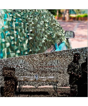 Fousam Camo Netting 5ft*13.12ft - Camouflage Military Hunting Nets for Hunting Blind Covering, Shooting, Camping, Party - Lightweight & Durable - Woodland Desert Cp Multicam - Buy Online on SooperMarket.com