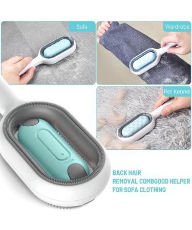 4-in-1 Cat Brush with Water Tank | Darryy Multifunctional Animal Hair Removal Comb for Cleaning Massaging & Grooming - Buy Online on SooperMarket.com