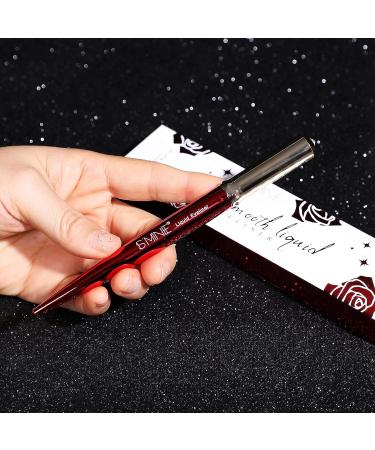 ISMINE Professional Matte Vegan Smudge Proof Liquid Eyeliner - Waterproof & Long Lasting Black Makeup Liner - Buy Online on SooperMarket.com