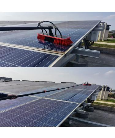 Water Fed Pole Kit Outdoor Window Cleaner Window Cleaning Tool with Rubber Strips Window Cleaning Pole Cleaning Brush Equipment Photovoltaic Panel Cleaning 12FT 3.6M 55cm Brush Head 10M/33FT - Buy Online on SooperMarket.com