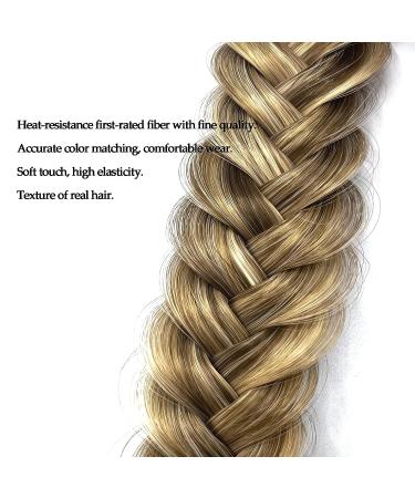 Wide Braided Headband Hoop Fashion Hair Accessories for Women and Girls - Golden Brown - Buy Online on SooperMarket.com