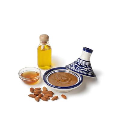 Hymor Amlou Almond Paste - 200g Glass Jar | Vegan & Halal Almond Cream from Morocco | Perfect Dip & Bread Spread - Buy Online on SooperMarket.com