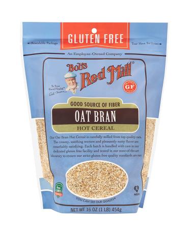 Bob's Red Mill Gluten Free Oat Bran Hot Cereal - 16 oz (454 g) | Healthy Breakfast Option - Buy Online on SooperMarket.com
