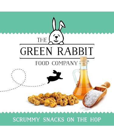 The Green Rabbit Gluten Free Roasted Chickpeas Sea Salt & Apple Cider Vinegar - Healthy Snacks High Plant-Based Protein & Fibre - Low Fat Sugar & Calories - Vegetarian & Vegan Friendly - 6x 60g - Buy Online on SooperMarket.com