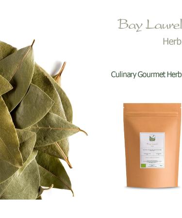Bay Leaf Organic Herb Laurel - Whole Culinary Quality Leaf - 100g - Buy Online on SooperMarket.com