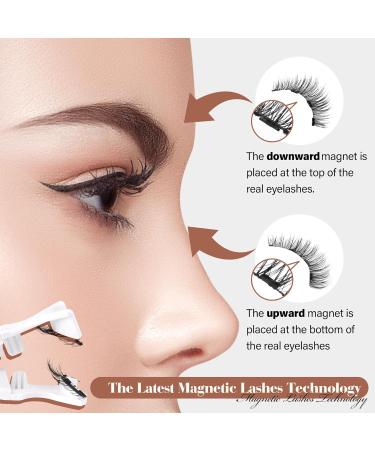 Shop Natural 3D Magnetic Eyelashes - No Glue No Liner 2 Styles with Applicator | Worldwide Shipping - Buy Online on SooperMarket.com