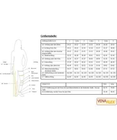 Venaflex Compression Tights Class 2 Extra Fine Closed Toe for Men & Women | 4 Skin Colours | International Shipping Available - Buy Online on SooperMarket.com