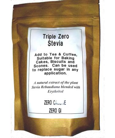 Triple Zero Stevia Sugar (Erithritol & Stevia blend) - Zero Calorie Natural Sweetener 500g
