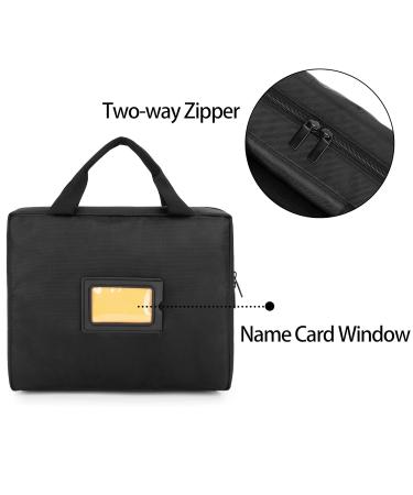 Trunab Padded Stethoscope Case Small First Aid Kit Bag Empty Hold Two Stethoscopes Compatible with 3M Littmann/MDF/ADC Ideal for Home Car Camping and Hiking Balck Black - Buy Online on SooperMarket.com