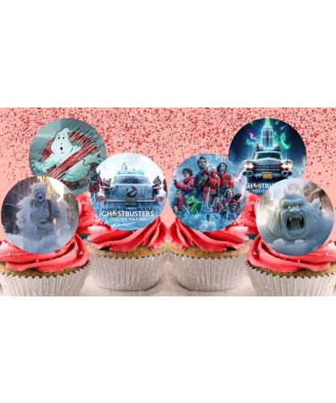 Pre-Cut Ghostbusters 1A Edible Stand up Wafer Paper Cupcake Toppers Cake Decorations Birthday Party (12) - Buy Online on SooperMarket.com