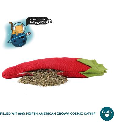 OurPets 100% North American Catnip Filled Cat Toys - Interactive Cat Toy for Indoor Cats & Kittens - Chew Toy & Catnip Toys for Cats - Great for Catnip Lovers - Hot Stuff! - Buy Online on SooperMarket.com