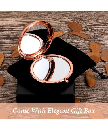 Sister Birthday Gift: Rose Gold Compact Mirror for Women - Unique Gift for Big Sister, Her, Teen Girls - Birthday, Graduation, Christmas Stocking Stuffer - Buy Online on SooperMarket.com