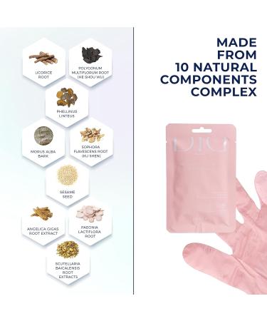 Didier Lab Moisturising Gloves for Dry Hands - Skin Treatment with Anti Aging Vitamins & Minerals - Reduces Wrinkles - Hand Spa for Hydrated Hands - Buy Online on SooperMarket.com