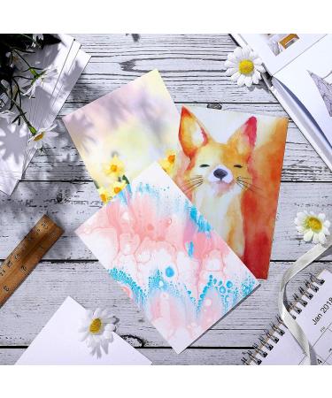 100 Sheet 140lb Blank Watercolor Paper Cards - 4x6 Inch Heavyweight Watercolor Cardstock for Painting, Invitations, Thank You Notes - Art Supply for Kids and Students - Buy Online on SooperMarket.com