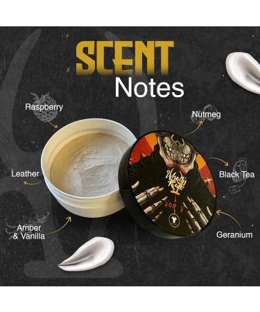 Vor V Tallow Shaving Soap | Donkey & Water Buffalo Milk | Omega 3 & 6 | Leather & Raspberry Scent - Buy Online on SooperMarket.com