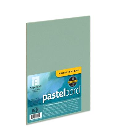 Ampersand Art Supply Pastel Painting Panel: Museum Series Pastelbord  Green-1/8 Inch Depth  8x10