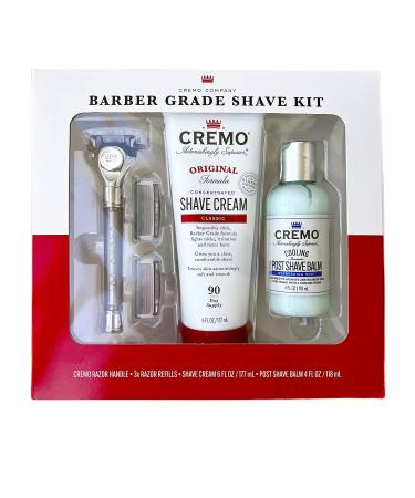 Cremo Barber Grade Shave Kit White