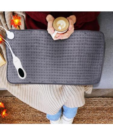 VIRTCOOY Heating Pillows for Cramps | Fast Warming Electrical Heat Pads | 10 Settings Washable & Foldable | Ideal Thermal Heat Solution for Cold Weather - EU No Button 43*84 - Buy Online on SooperMarket.com