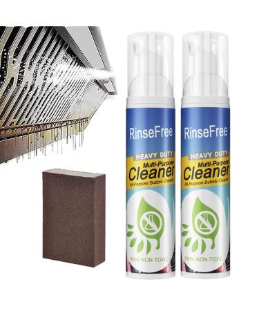 RinseFree Powerful Stain Removal Kit Powerful Multi Purpose Foam Cleaner RinseFree Powerful Stain Removal Heavy Duty Bubble (2pcs)