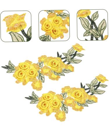 Operitacx 8 Pcs Embroidery Appliqu 3d Embroidered Applique Diy Craft Cloth Patches Crafts Wedding Dress - Buy Online on SooperMarket.com